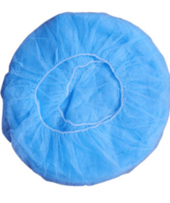 blue bouffant cap
